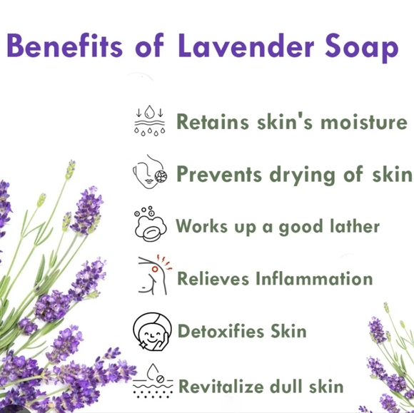 Organic Lavender Bar Soaps - Picture 6 of 7